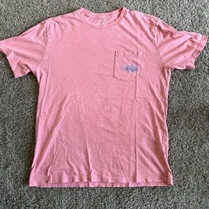 Vineyard Vines Pink Pocket T-Shirt | Men’s Short Sleeve Cotton Tee -size small